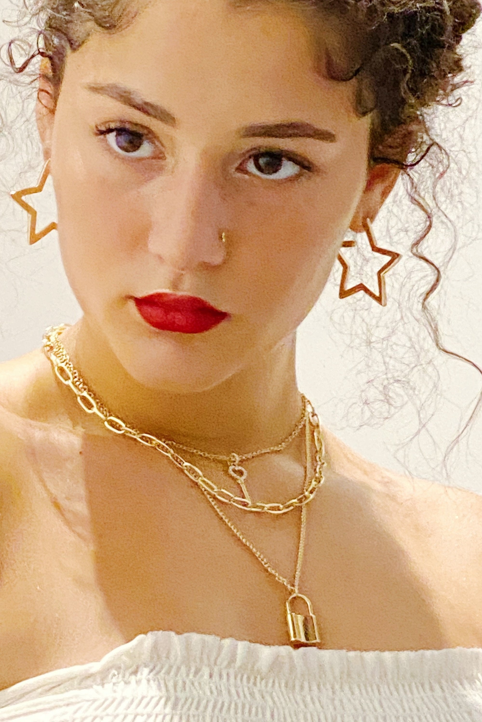 Layered Gold Locket and Key Necklace – 3-in-1 Dainty Gold Necklace for Women Lysandra Luxe