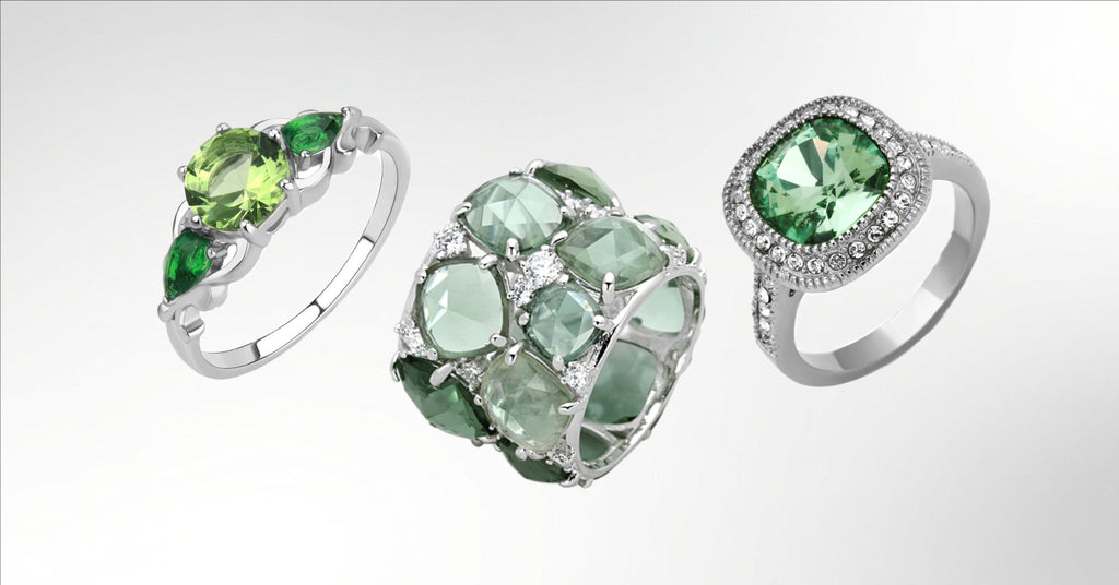Green Stone Jewelry (May & August Birthdays) Lysandra Luxe