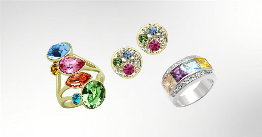 Multi Colored Stone Jewelry Lysandra Luxe