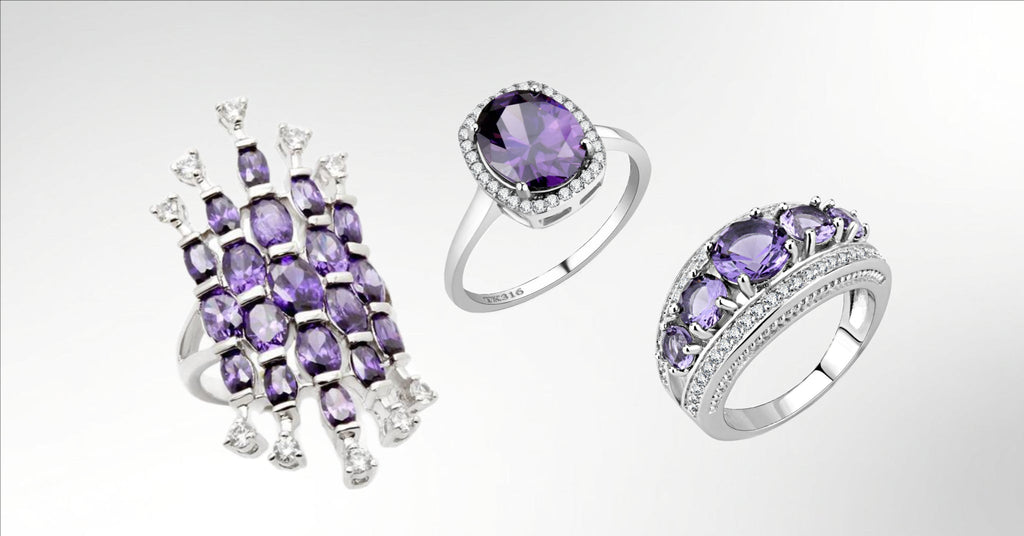 Purple Stone Jewelry (February Birthdays) Lysandra Luxe
