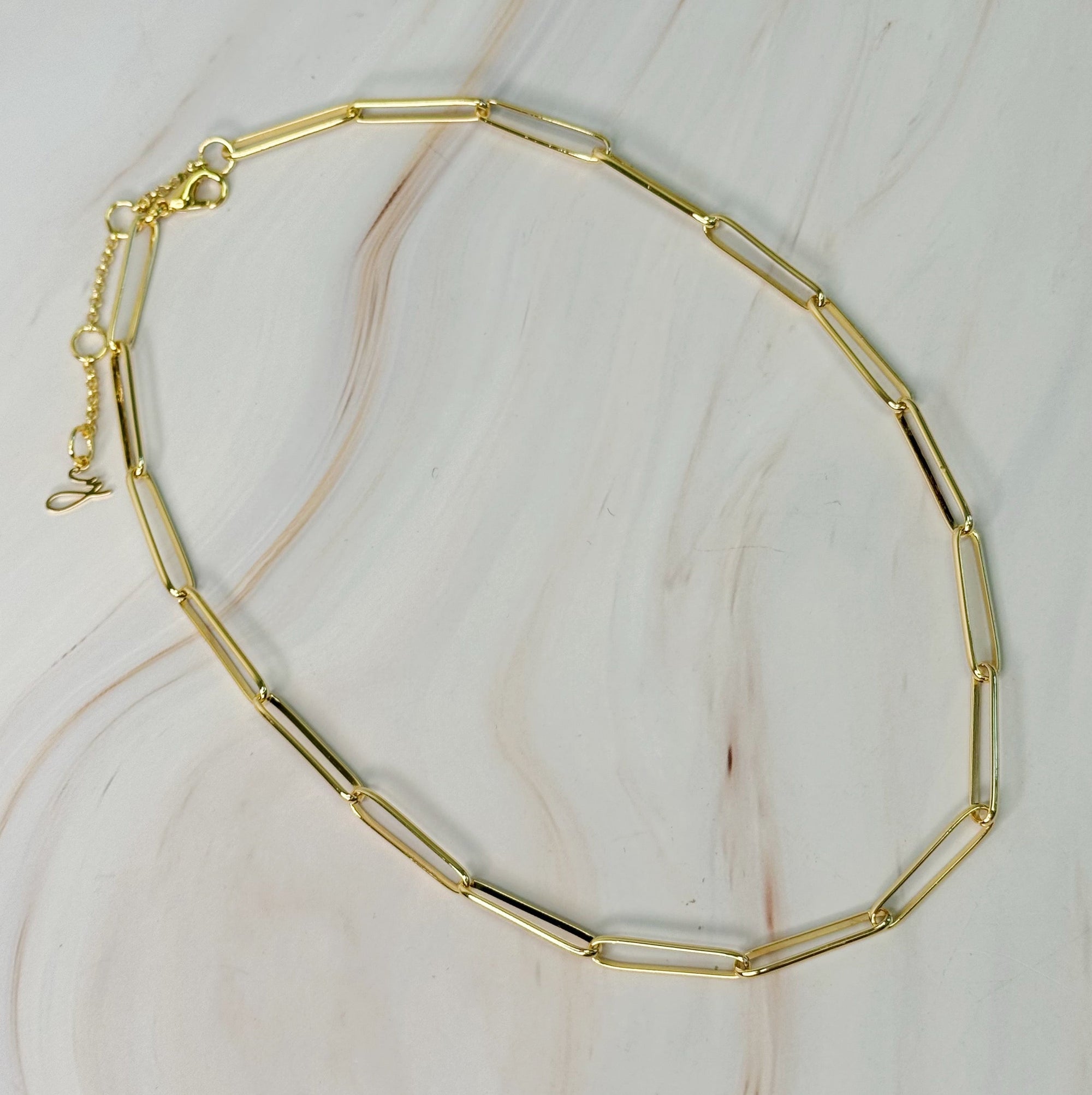 Savoy Clip-Link Statement Necklace – 18k Gold Plated Lysandra Luxe