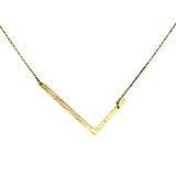 Gold Initial Monogram Necklace – 16″ Gold‑Dipped Brass with 2″ Extender Personalized Jewelry Lysandra Luxe